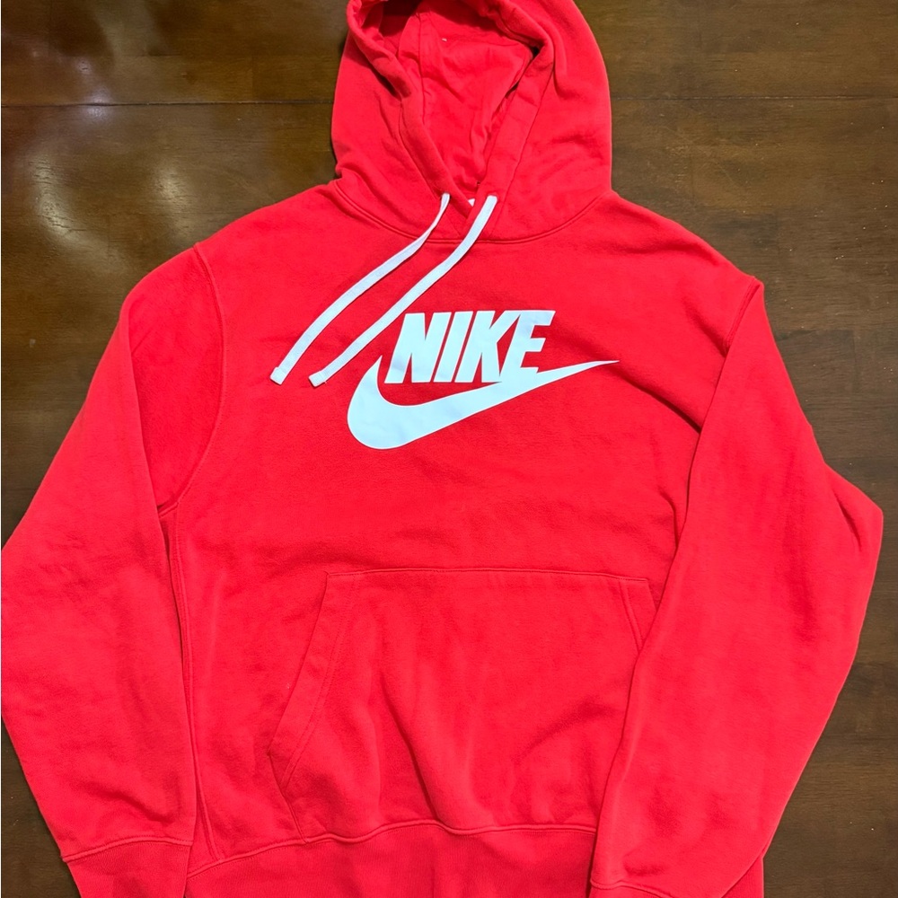 Nike Men's Bold Red Hoodie XL (Unisex) Pre-Owned in excellent condition 🤩